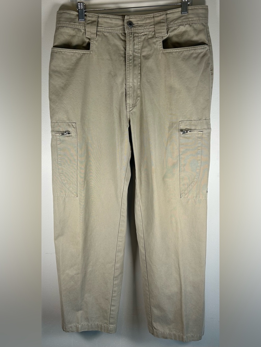 Vintage Oakley Software Pants Size 34x29 White GorpCore Utility Cargo Cotton EUC
